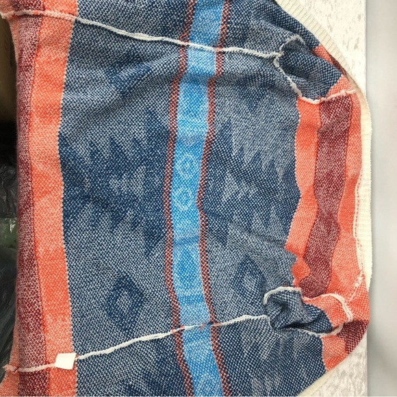 Women’s aztec long sweater open cardigan size medium - Picture 4 of 6